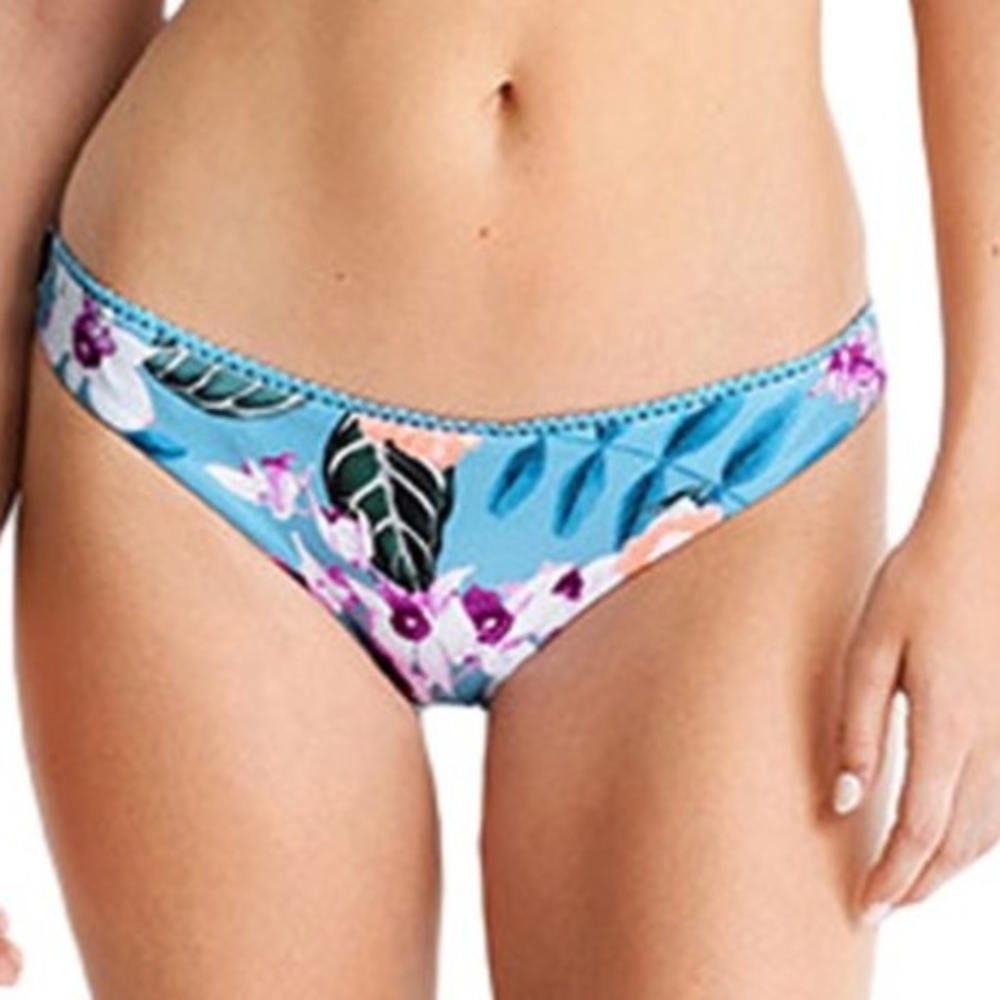 Seafolly Summer Vacay Blue Mist Hipster Bikini Bottom - New With Tags NWT